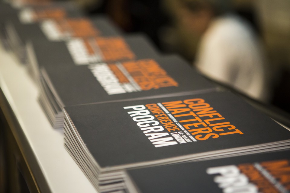 Conflict Matters I Cycle of Conferences – Evens Foundation