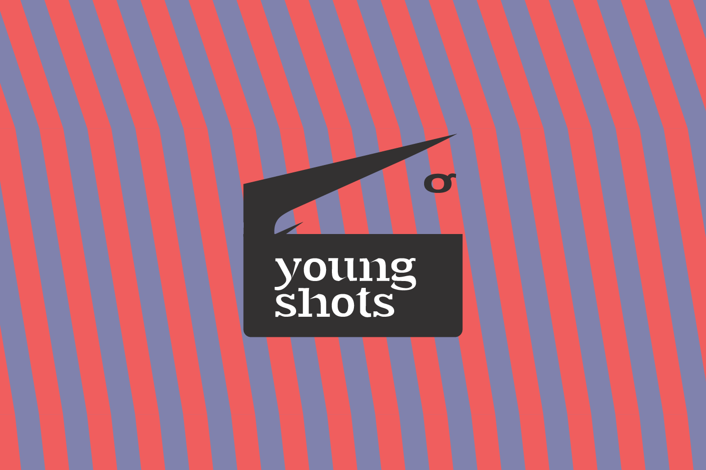 The Young Shots logo shown against a graphic striped background.
